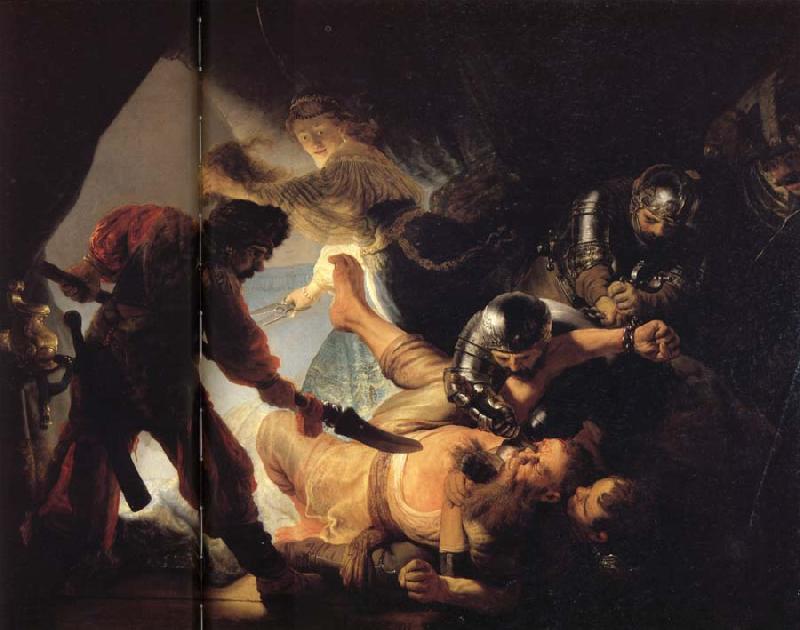 Rembrandt van rijn The Blinding of Samson oil painting image